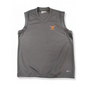 Nike Texas Longhorns Golf Vest Mens Medium Sleeveless Moisture Wicking Athletic